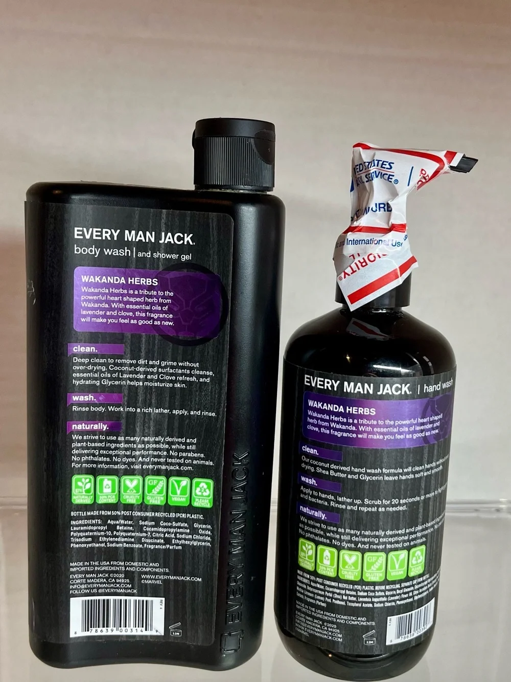Marvel body wash